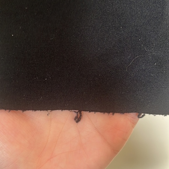 Zara - Black Crop Top with Raw Hem Size S - Picture 6 of 6